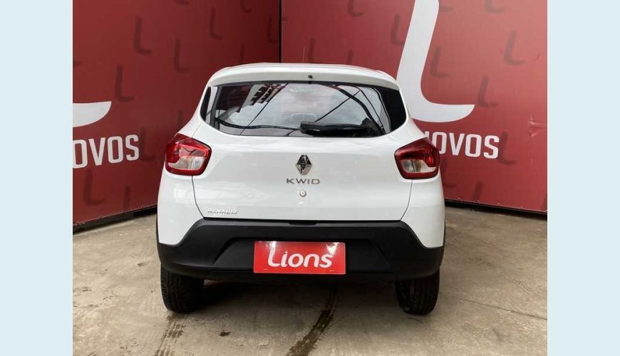 RENAULT KWID ZEN 1.0 12V SCE (FLEX) - BRANCO - 2019 Foto 5 (Grande)