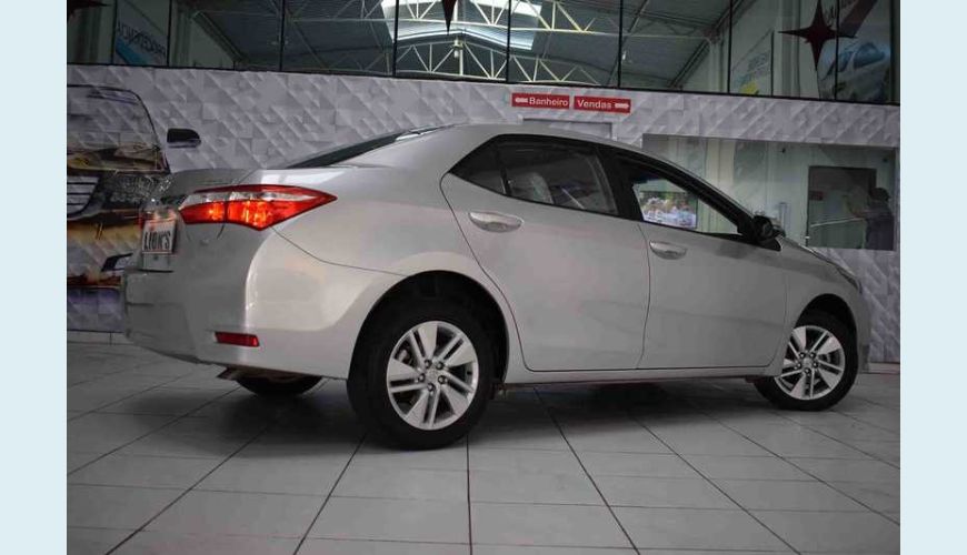 TOYOTA COROLLA 1.8 DUAL VVT GLI MULTI-DRIVE (FLEX) - PRATA - 2017 Foto 5 (Grande)