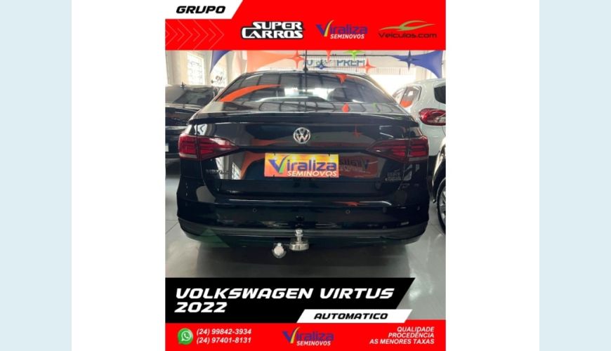 VOLKSWAGEN VIRTUS - PRETO - 2022 Foto 5 (Grande)