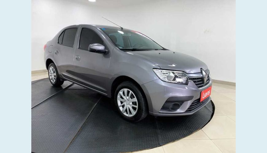 RENAULT LOGAN LIFE 1.0 12V SCE (FLEX) - CINZA - 2021 Foto 5 (Grande)
