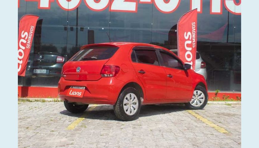 VOLKSWAGEN GOL 1.0 TEC TRENDLINE (FLEX) 2P - VERMELHO - 2015 Foto 5 (Grande)