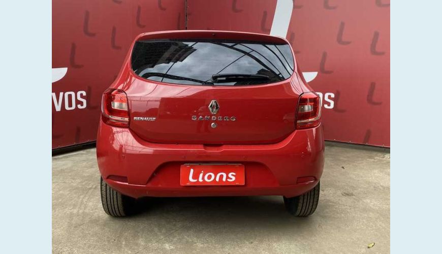 RENAULT SANDERO EXPRESSION 1.0 16V (FLEX) - VERMELHO - 2015 Foto 5 (Grande)