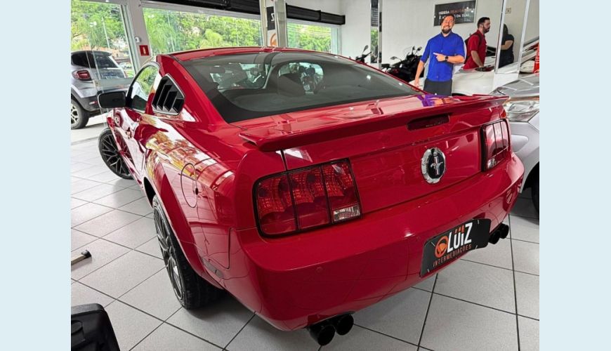 FORD MUSTANG COUPE 3.7 V6 MANUAL 2P - VERMELHO - 2008 Foto 5 (Grande)