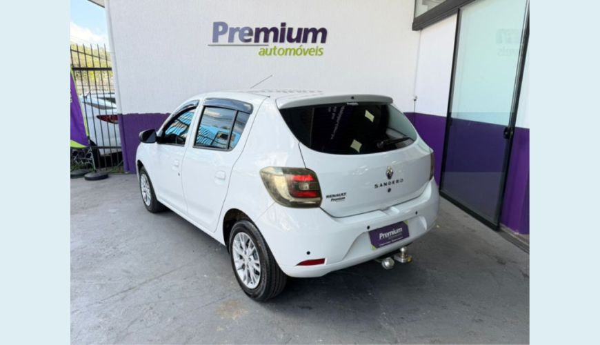 RENAULT SANDERO FLEX MANUAL 4P - BRANCO - 2020 Foto 5 (Grande)