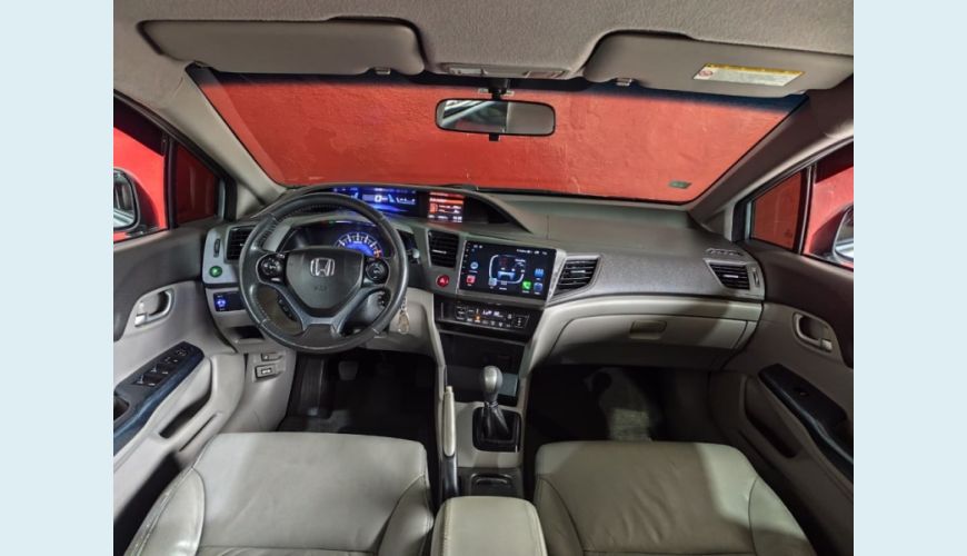 HONDA CIVIC FLEX MANUAL 4P - PRATA - 2014 Foto 5 (Grande)