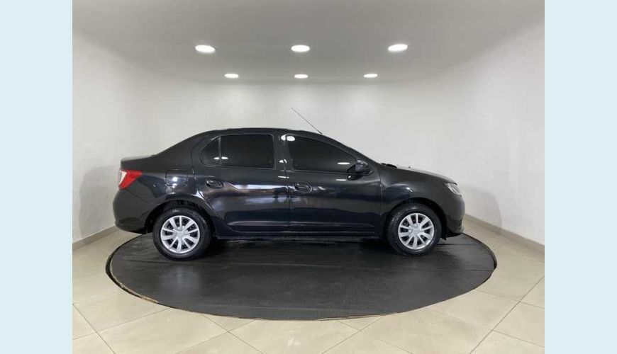 RENAULT LOGAN AUTHENTIQUE 1.0 12V FLEX MANUAL 4P - PRETO - 2019 Foto 5 (Grande)