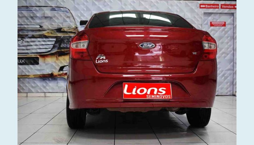 FORD KA SEDAN SE 1.5 16V FLEX MANUAL 4P - VERMELHO - 2017 Foto 5 (Grande)