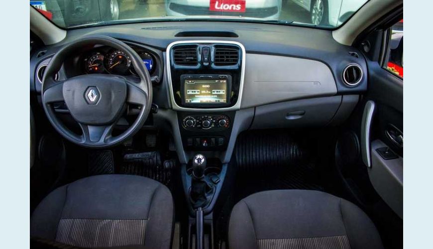RENAULT LOGAN EXPRESSION 1.6 16V FLEX MANUAL 4P - PRATA - 2018 Foto 5 (Grande)