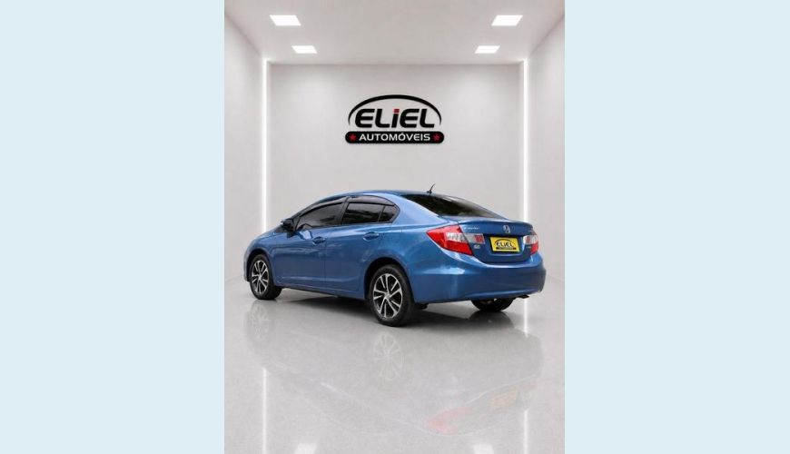HONDA CIVIC LXS 1.8 FLEX MANUAL 4P - AZUL - 2013 Foto 5 (Grande)