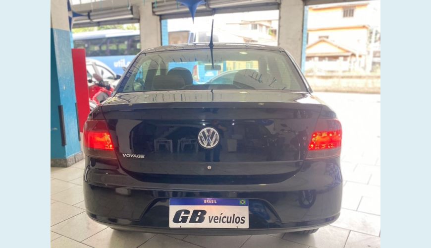 VOLKSWAGEN VOYAGE TRENDLINE 1.0 FLEX 8V MANUAL 4P - PRETO - 2012 Foto 5 (Grande)