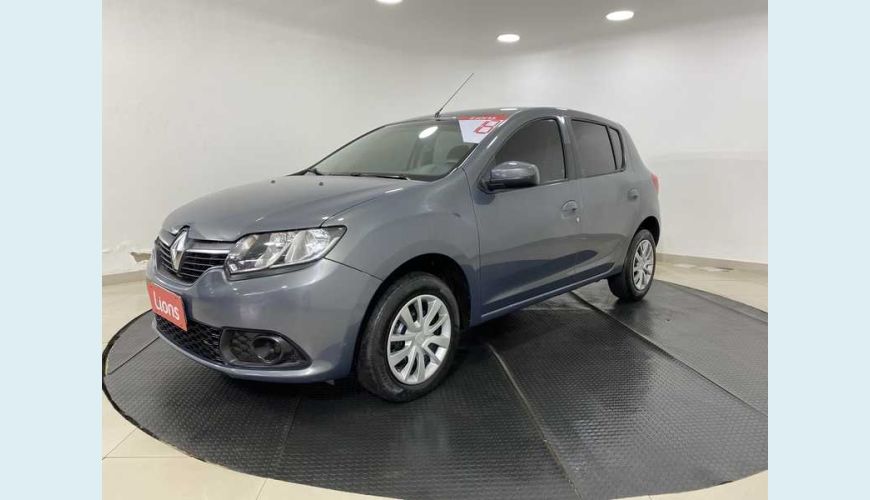 RENAULT SANDERO EXPRESSION 1.6 16V FLEX MANUAL 4P - CINZA - 2018 Foto 5 (Grande)