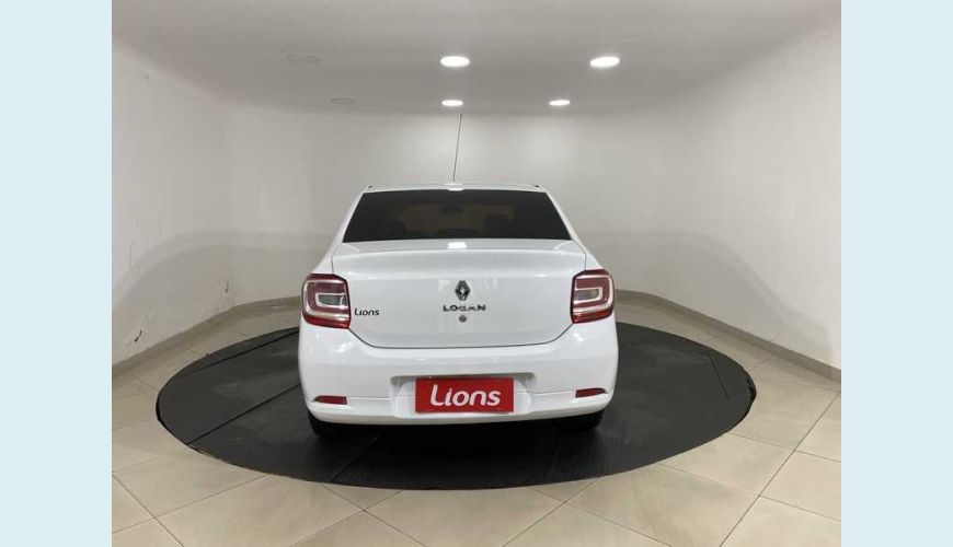 RENAULT LOGAN AUTHENTIQUE 1.0 12V FLEX AUT. 4P - BRANCO - 2018 Foto 5 (Grande)