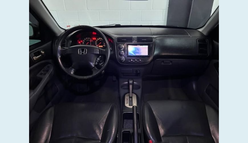 HONDA CIVIC LX/LXL 1.7 16V AUT. 4P - CINZA - 2002 Foto 5 (Grande)
