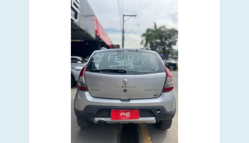 RENAULT SANDERO FLEX MANUAL 4P - PRATA - 2014 Foto 5 (Grande)
