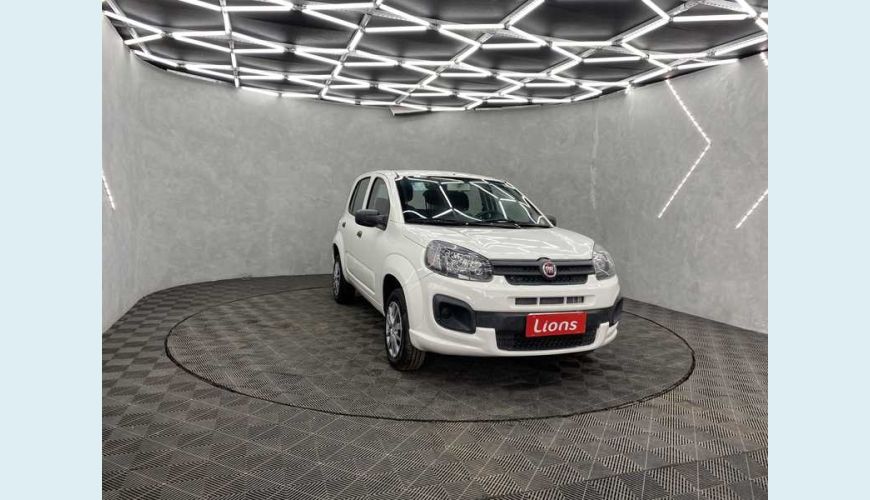 FIAT FIAT UNO ATTRACTIVE 1.0 8V FLEX MANUAL 4P - BRANCO - 2020 Foto 5 (Grande)