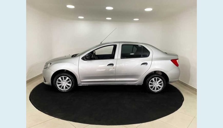 RENAULT LOGAN AUTHENTIQUE 1.0 16V FLEX MANUAL 4P - PRATA - 2014 Foto 5 (Grande)