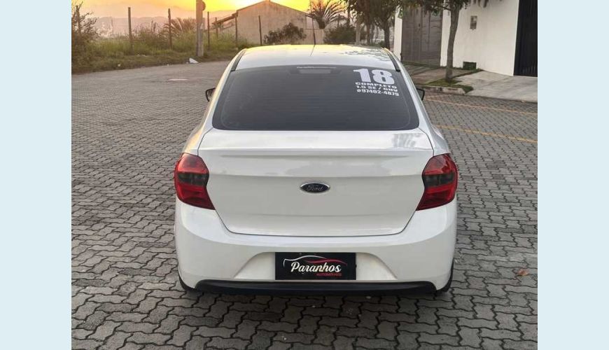 FORD FORD KA SE PLUS 1.5 16V FLEX MANUAL 4P - BRANCO - 2018 Foto 5 (Grande)