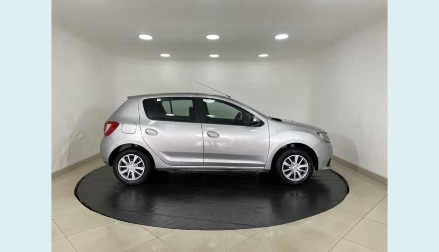 RENAULT RENAULT SANDERO AUTHENTIQUE 1.0 12V FLEX MANUAL 4P - PRATA - 2019 Foto 5 (Grande)