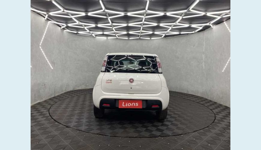 FIAT FIAT UNO ATTRACTIVE 1.0 8V FLEX MANUAL 4P - BRANCO - 2019 Foto 5 (Grande)