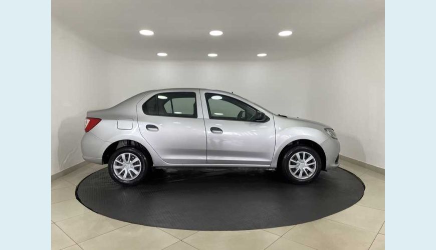RENAULT LOGAN AUTHENTIQUE 1.0 12V SCE FLEX MANUAL 4P - PRATA - 2018 Foto 5 (Grande)