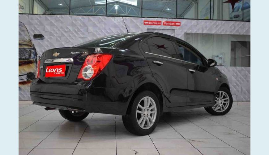 CHEVROLET SONIC LTZ 1.6 FLEX AUT. 4P - PRETO - 2014 Foto 5 (Grande)