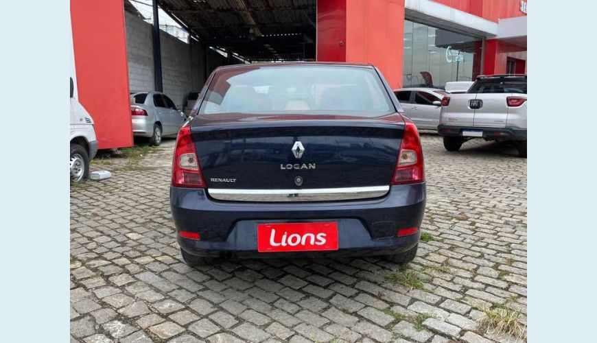 RENAULT LOGAN EXPRESSION 1.0 16V FLEX MANUAL 4P - AZUL - 2012 Foto 5 (Grande)