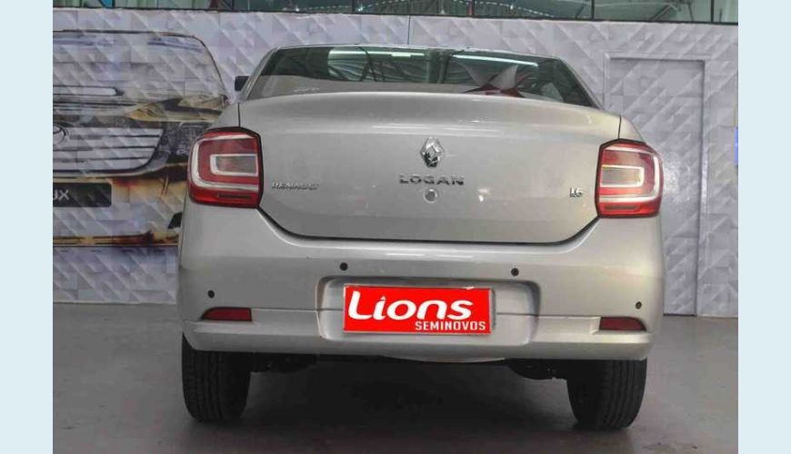 RENAULT LOGAN EXPRESSION 1.6 8V FLEX MANUAL 4P - PRATA - 2017 Foto 5 (Grande)