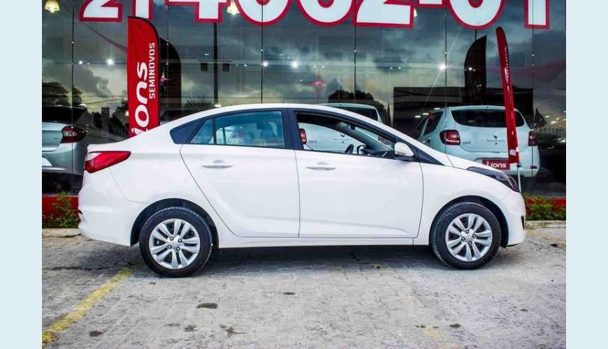 HYUNDAI HB 20S UNIQUE 1.0 FLEX MANUAL 4P - BRANCO - 2019 Foto 5 (Grande)