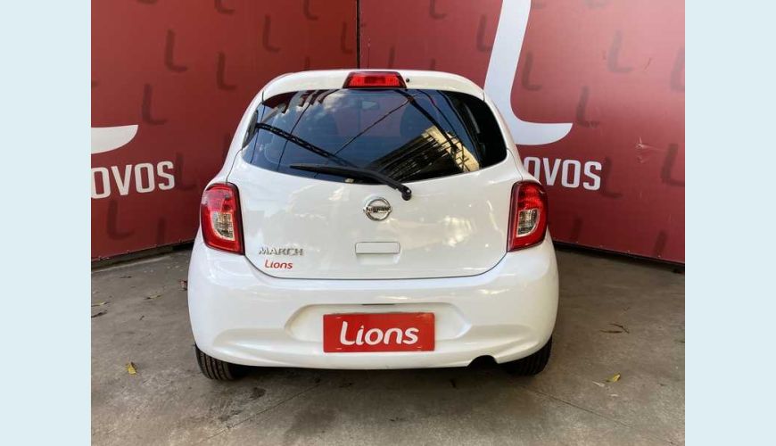 NISSAN MARCH S 1.0 12V FLEX MANUAL 4P - BRANCO - 2019 Foto 5 (Grande)