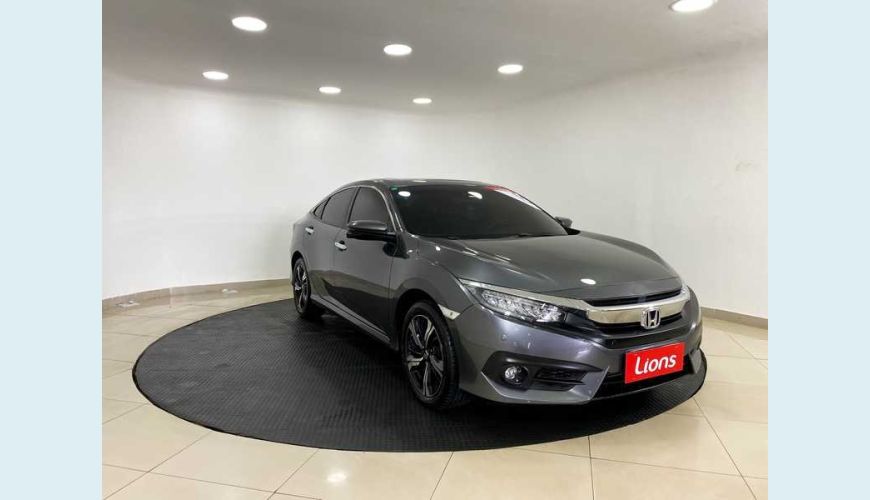 HONDA HONDA CIVIC TOURING 1.5 TURBO AUT. 4P - CINZA - 2019 Foto 5 (Grande)