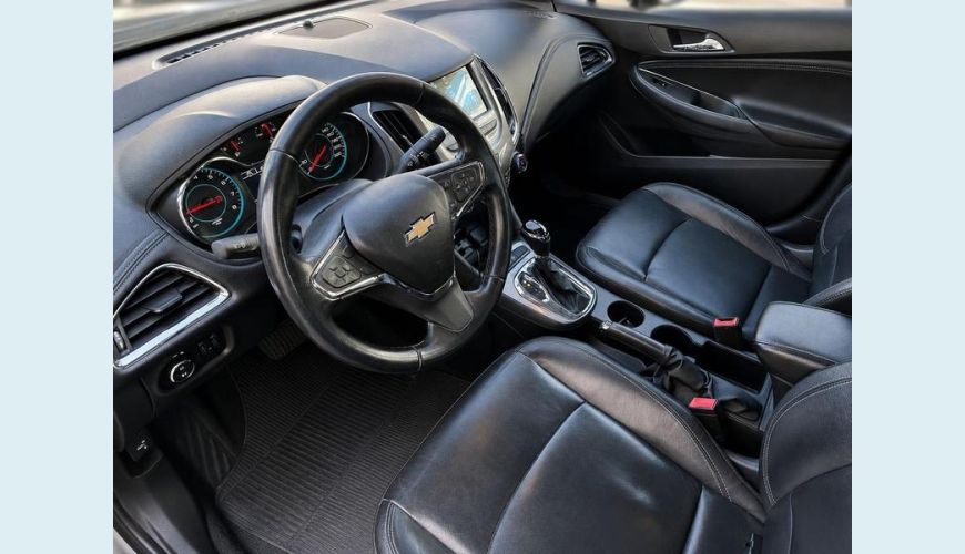 CHEVROLET CRUZE LT 1.4 TURBO FLEX MANUAL 4P - CINZA - 2018 Foto 5 (Grande)