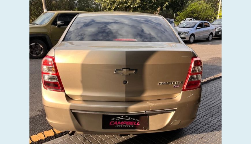 CHEVROLET COBALT LTZ 1.4 8V FLEX MANUAL 4P - BEGE - 2012 Foto 5 (Grande)
