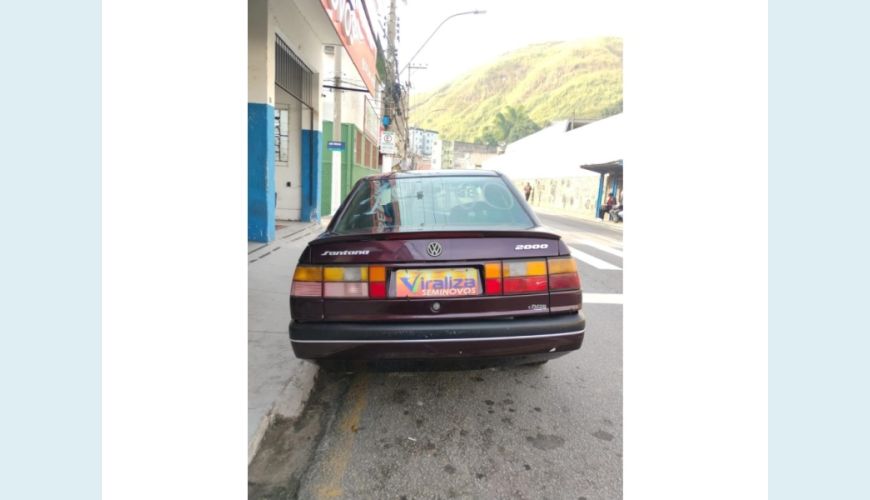 VOLKSWAGEN SANTANA FLEX MANUAL 2P - VERMELHO - 1993 Foto 5 (Grande)