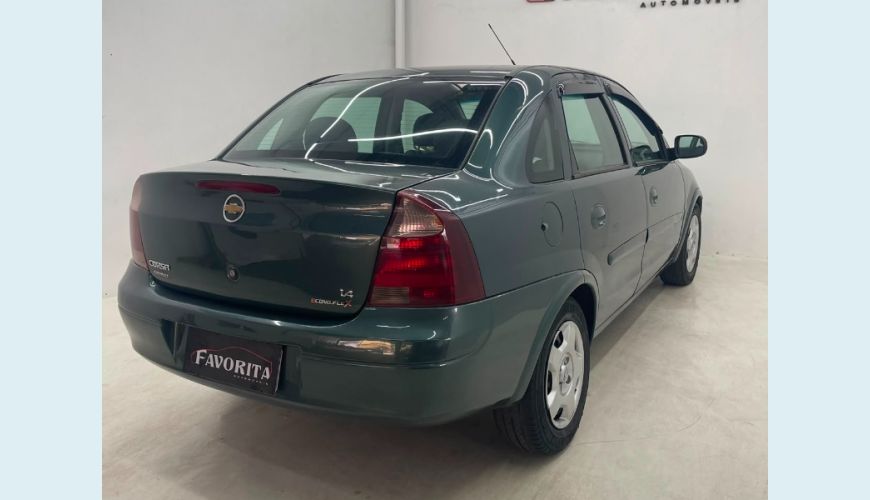 CHEVROLET CHEVROLET CORSA SEDAN PREMIUM 1.4 ALCOOL/GNV MANUAL 4P - CINZA - 2009 Foto 5 (Grande)