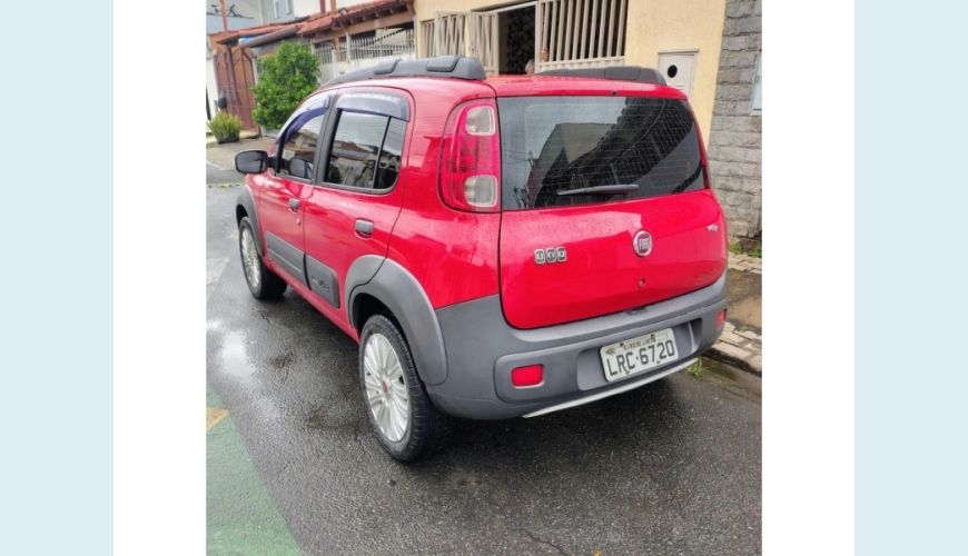 FIAT UNO FLEX MANUAL 4P - VERMELHO - 2014 Foto 5 (Grande)