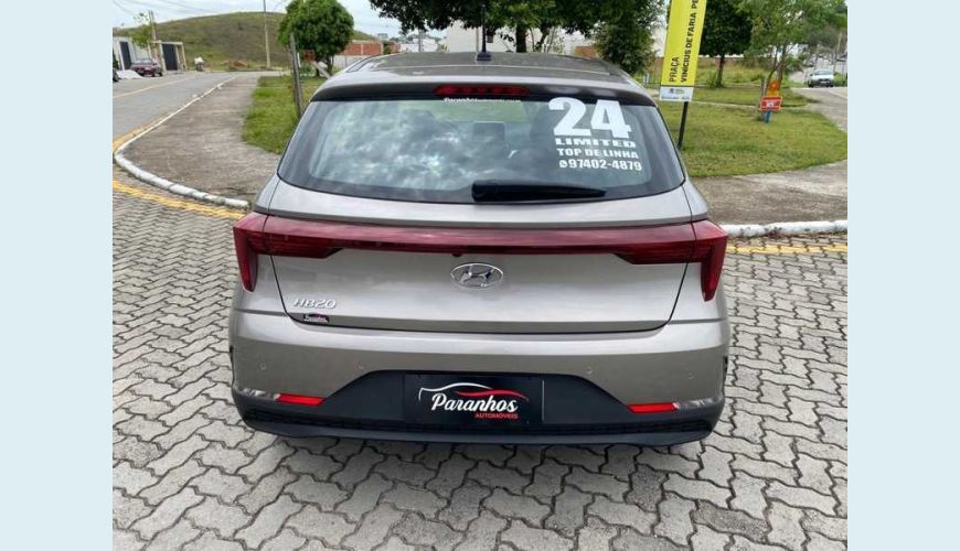 HYUNDAI HYUNDAI HB20 LIMITED PLUS 1.0 FLEX MANUAL 4P - PRATA - 2024 Foto 5 (Grande)