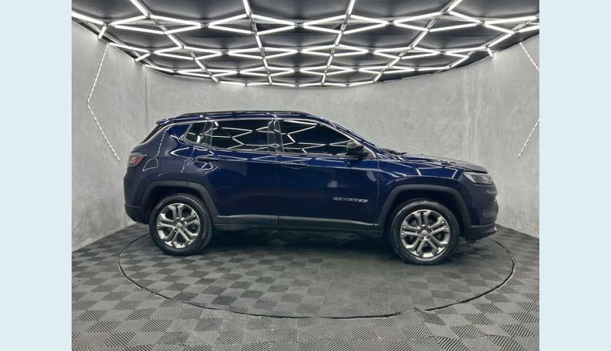 JEEP COMPASS LONGITUDE 1.3 T270 FLEX AUT. 4P - AZUL - 2023 Foto 5 (Grande)