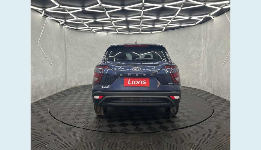 HYUNDAI CRETA COMFORT 1.0 TURBO FLEX AUT 4P - AZUL - 2024 Foto 5 (Grande)