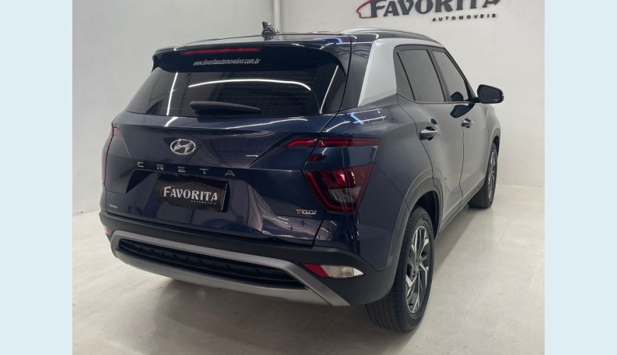 HYUNDAI CRETA LIMITED 1.0 TB FLEX AUT. 4P - AZUL - 2023 Foto 5 (Grande)