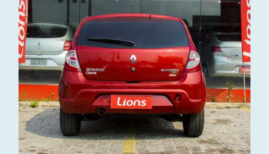 RENAULT RENAULT SANDERO EXPRESSION 1.6 8V FLEX MANUAL 4P - VERMELHO - 2010 Foto 5 (Grande)