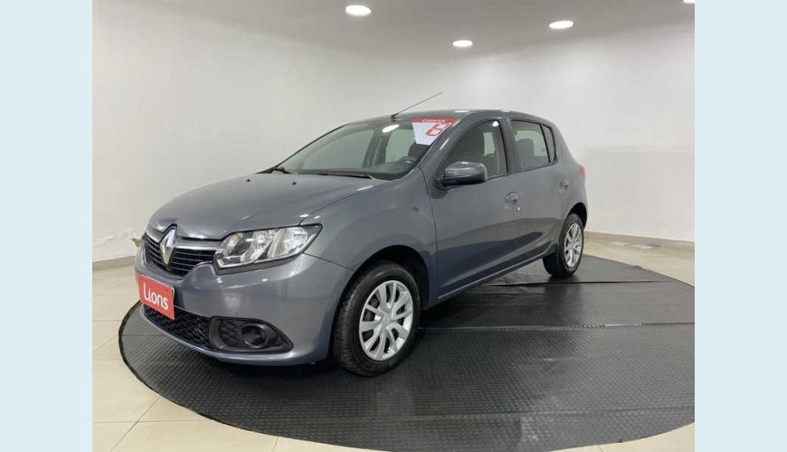 RENAULT RENAULT SANDERO EXPRESSION 1.6 16V FLEX MANUAL 4P - CINZA - 2018 Foto 5 (Grande)