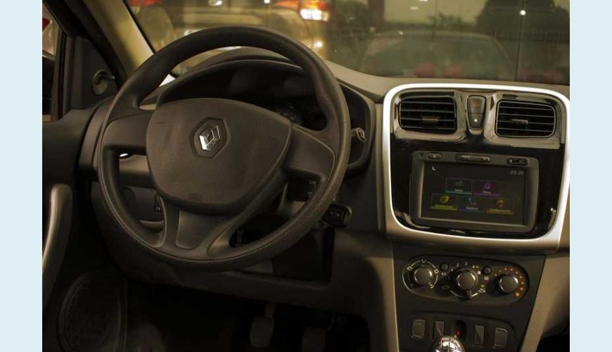 RENAULT LOGAN AUTHENTIQUE 1.0 12V FLEX MANUAL 4P - PRETO - 2020 Foto 5 (Grande)