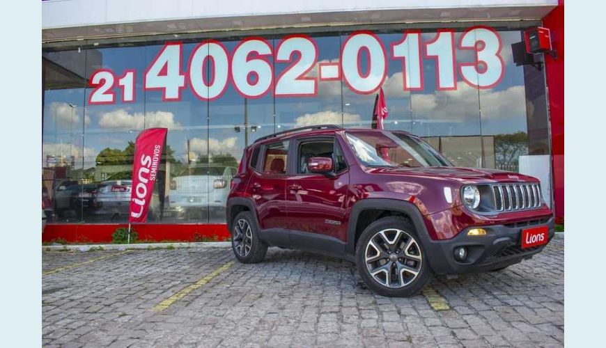 JEEP RENEGADE LONGITUDE 1.8 FLEX AUT. 4P - VERMELHO - 2020 Foto 5 (Grande)