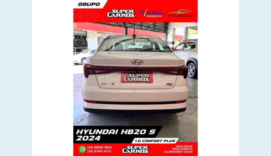 HYUNDAI HYUNDAI HB 20S FLEX MANUAL 4P - BRANCO - 2024 Foto 5 (Grande)