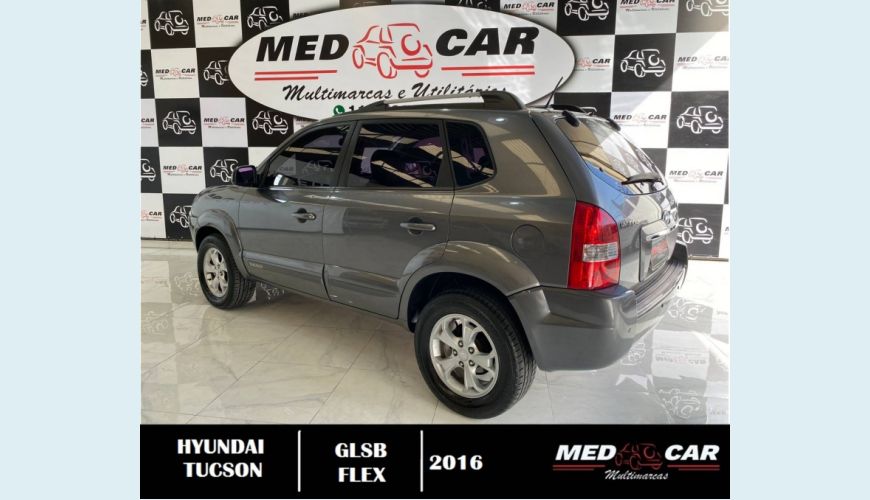 HYUNDAI TUCSON 2.0 MPFI GLS 16V 143CV 2WD FLEX 4P AUT. - CINZA - 2016 Foto 6 (Grande)