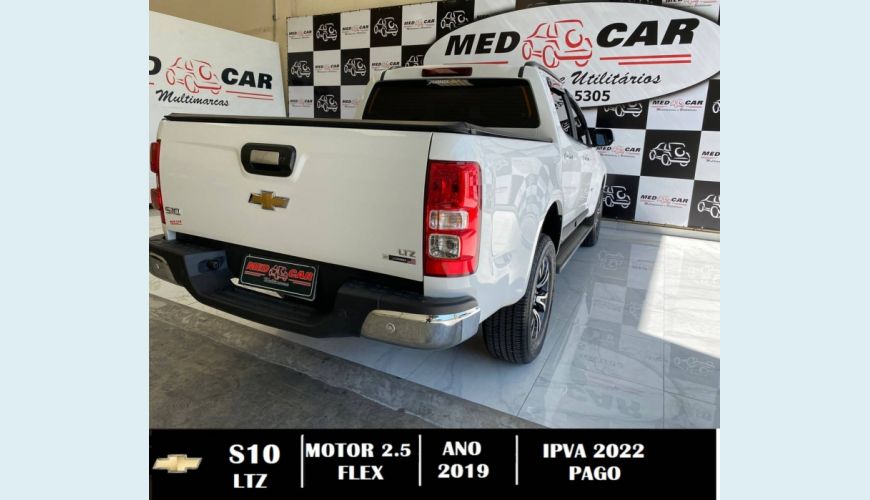 CHEVROLET S-10 2.5 LTZ 4X2 CD 16V FLEX 4P AUT. - BRANCO - 2019 Foto 6 (Grande)