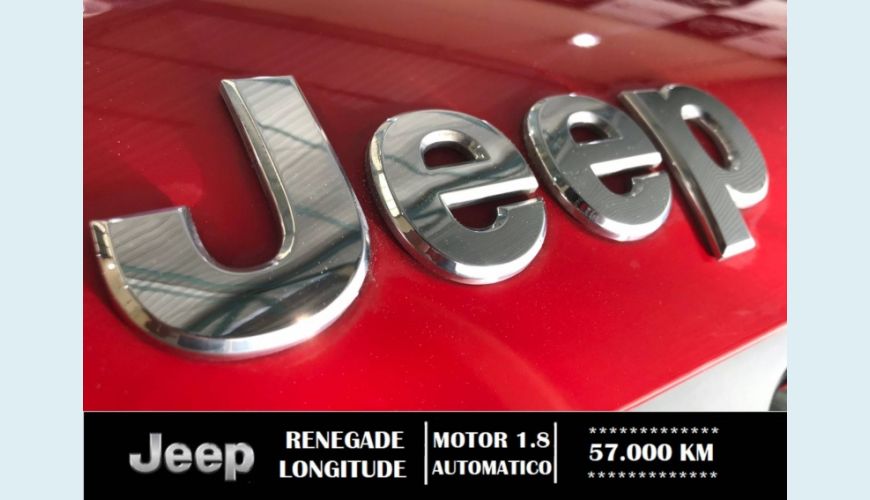 JEEP RENEGADE 1.8 16V FLEX LONGITUDE 4P AUT. - VERMELHO - 2016 Foto 6 (Grande)