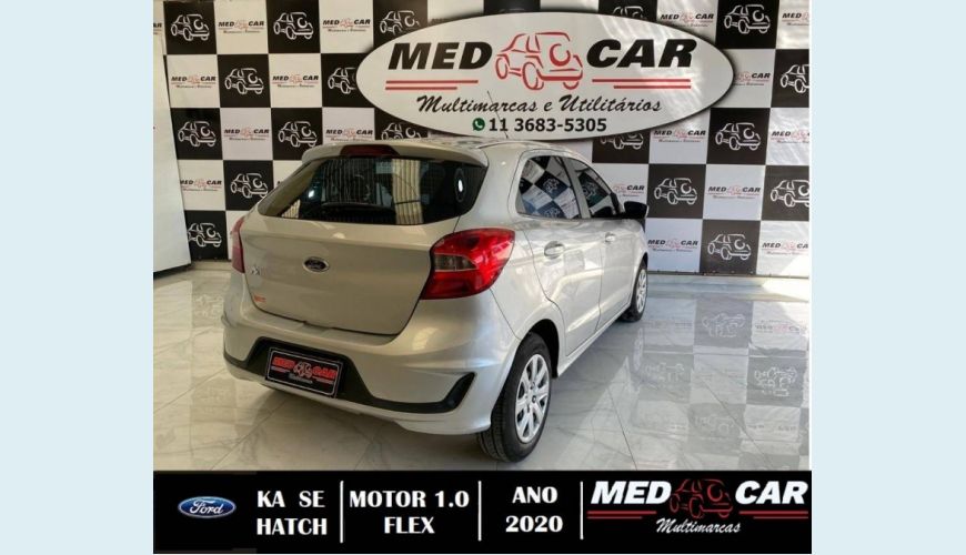 FORD KA 1.0 TI-VCT FLEX SE MANUAL - PRATA - 2020 Foto 6 (Grande)