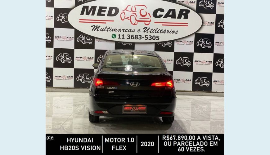 HYUNDAI HB 20S 1.0 12V FLEX VISION MANUAL - PRETO - 2020 Foto 6 (Grande)