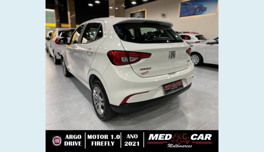 FIAT ARGO 1.0 FIREFLY FLEX DRIVE MANUAL - BRANCO - 2021 Foto 6 (Grande)